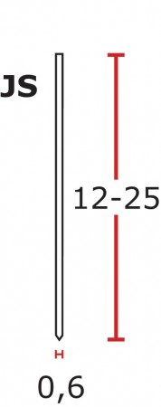 PINNESTIFT JS12ECA 0,6X12MM