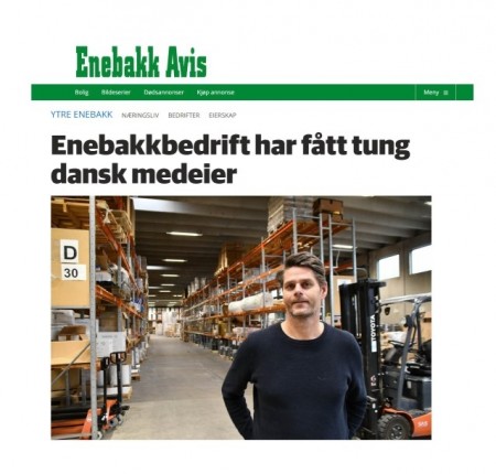 Enenbakk avis: Enebakkbedrift har fått tung dansk medeier