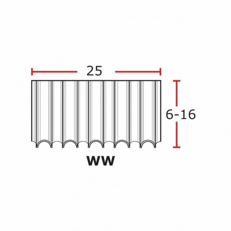 X06NRA BØLGESTIFT 10MM